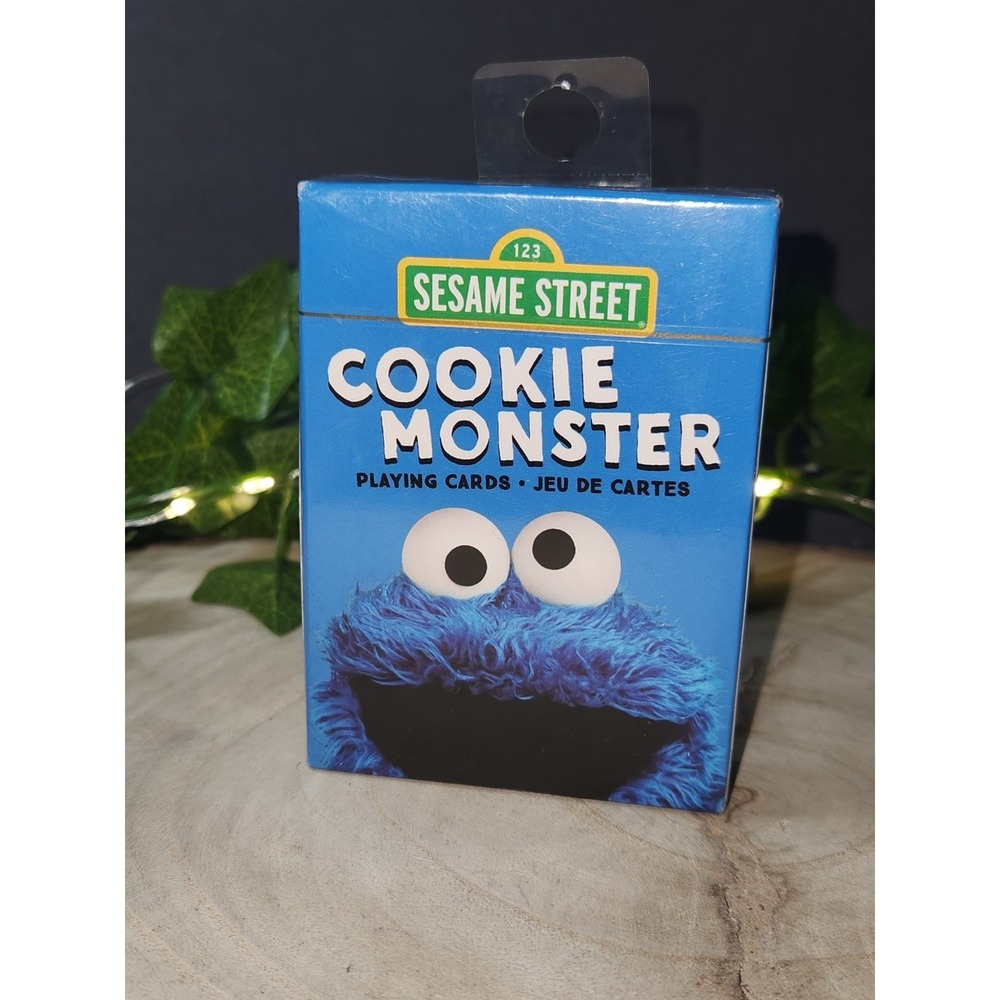 Sesame Street COOKIE MONSTER Playing Cards NIP~Sealed~Aquarius~2020~PBS - NEW!